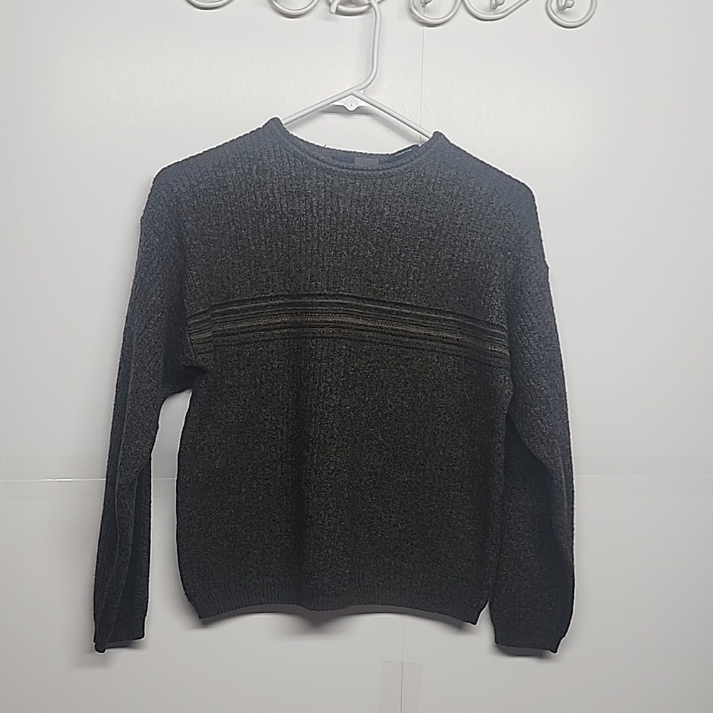 J Ferrar sz m boys made in Italy brown/black sweater fall, autumn